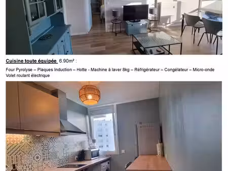 appartement t2 meublé etudiant 45m² + cave