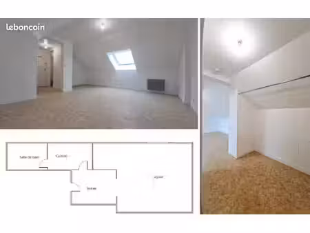 studio 32.01 m² - lumineux – parking – quartier calme