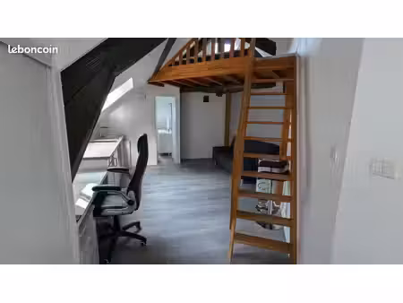 t1 meublé cocon & calme absolu — face à la gare de belfort (36 m² au sol)