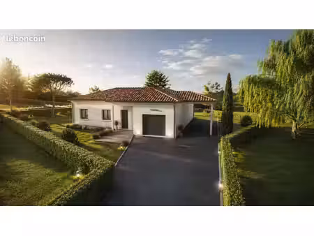 très belle maison en l de 115 m² avec garage sur la commune de gragnague