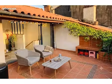 maison de ville avec terrasse tropezienne