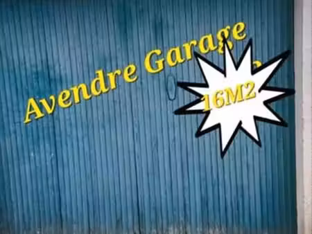 garage a vendre