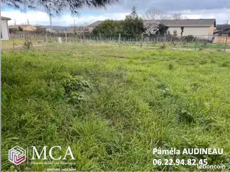 terrain 400 m² portets