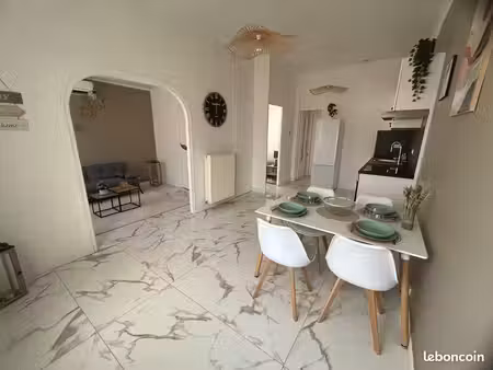 ?️ valras-plage – t2 49 m² rénové avec extérieur et parking – plage à pied – 185 000