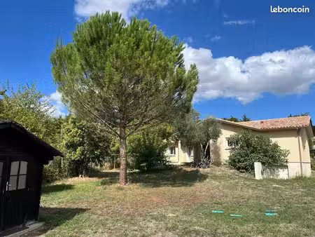 maison contemporaine avec grand terrain