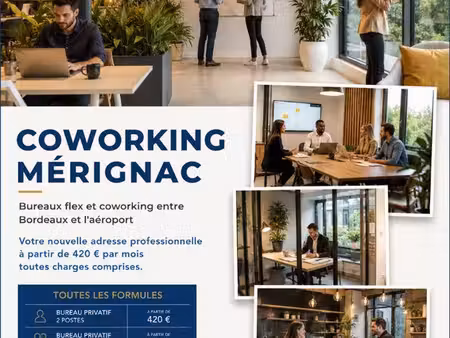 bureaux 35 m² merignac