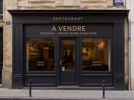 restaurant clé en main – bordeaux centre