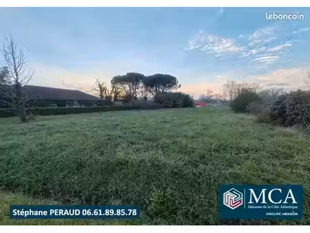 terrain 1 540 m² saint cricq du gave