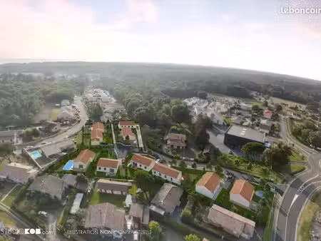 terrain 595 m² parentis en born