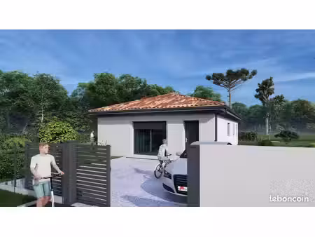 projet de construction d'une maison 90 m² avec terrain à sainte-colombe (40)
