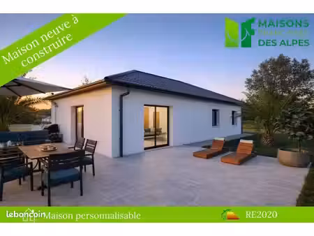 projet de construction d'une maison 115 m² avec terrain à varces-allieres-et-risset (38)