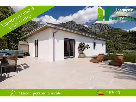 projet de construction d'une maison 90 m² avec terrain à varces-allieres-et-risset (38)