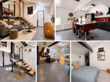 duplex atypique de 80m2