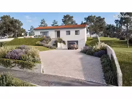 maison 3 chambres sur un terrain de 860 m² a la fouillouse