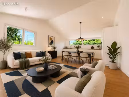 vends maison avec 3 chambres - plain pied - entièrement rénovée - 108m² - proche bourg