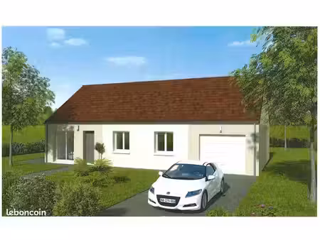maison 91 m² avec terrain à saint-martin-d'abbat (45)