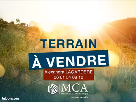 terrain 890 m² guerin