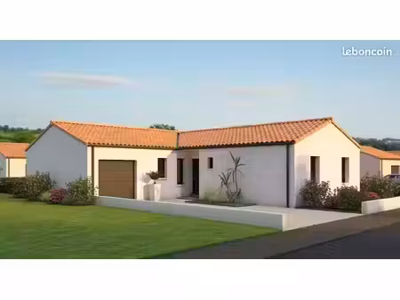 projet de construction d'une maison 100 m² avec terrain à saint-macaire-en-mauges (49)