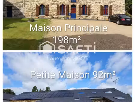 derval – propriété de caractère  2 maisons