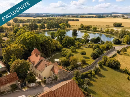propriété de caractère d’environ 255 m² au cœur de montsaugeon – parc clos  sources et dép