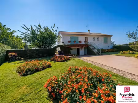 maison sur sous-sol 113 m² - 3 chambres - garage et jardin et dependances