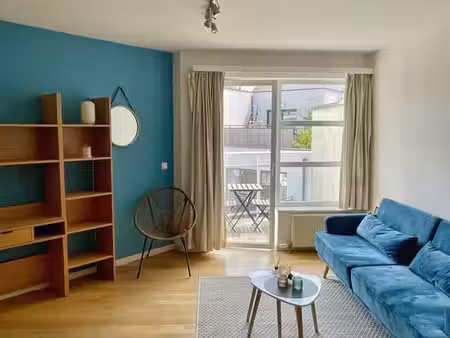 halles saint gery : appartement 1 chambre + terrasse