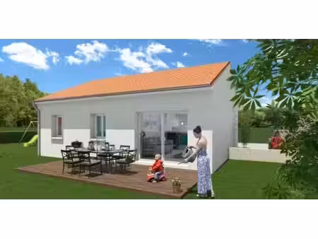 terrain avec maison neuve à vendre