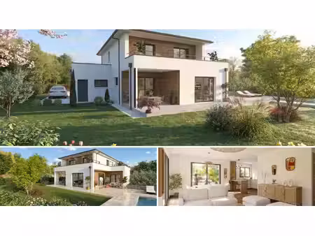terrain avec maison neuve à vendre