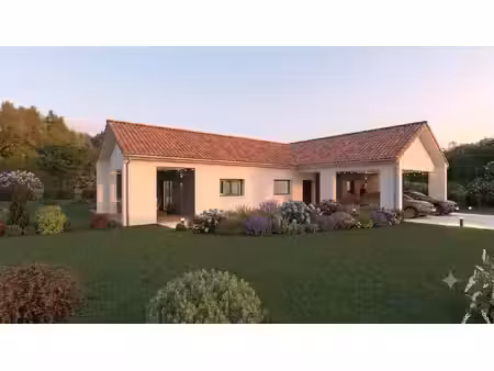 terrain avec maison neuve à vendre