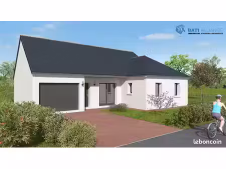 projet de construction d'une maison 99 m² avec terrain à parigne-sur-braye (53)