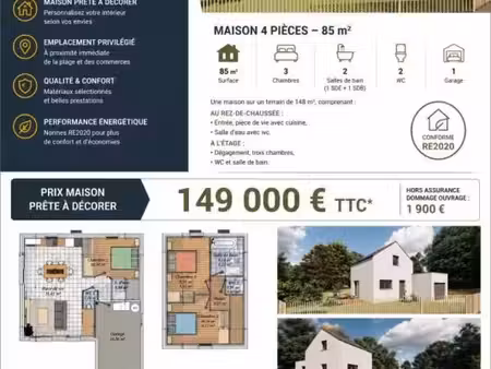 maison 6 pièces 85 m²