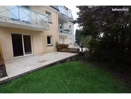 t2 terrasse avec garage fermé en sous-sol