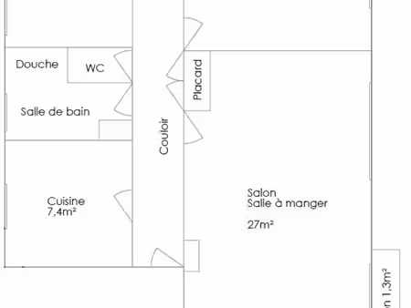 location appartement t3 67m2