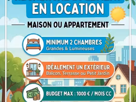 recherche location maison ou appartement