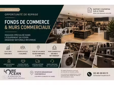 fonds de commerce 636 m²