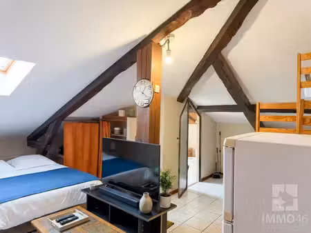charmant studio mansardé et rénové – idéal investisseur