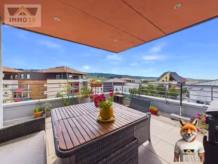 pontarlier – magnifique t4 de standing avec terrasse de 40 m²