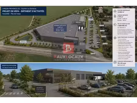 vente local d’activités lancon provence 13680 4415m²