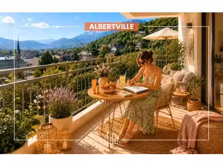 vente appartement neuf 2 pièces 42m2 albertville - 193000 € - surface privée