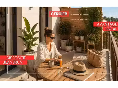 vente appartement neuf 3 pièces 56m2 cercier - 309900 € - surface privée