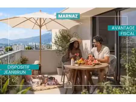 vente appartement neuf 3 pièces 58m2 marnaz - 284900 € - surface privée