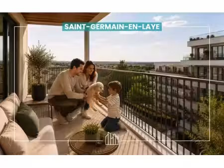 vente appartement neuf 4 pièces 97m2 saint-germain-en-laye - 714083 € - surface privée
