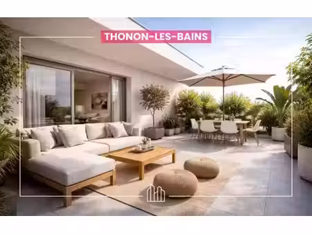vente appartement neuf 4 pièces 87m2 thonon-les-bains - 469900 € - surface privée