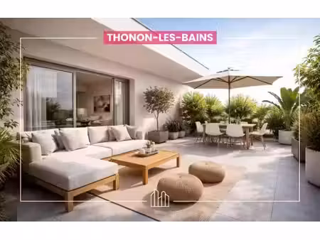 vente appartement neuf 4 pièces 87m2 thonon-les-bains - 485000 € - surface privée