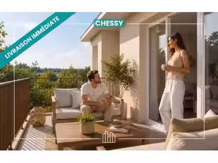 vente appartement neuf 3 pièces 83m2 chessy - 405000 € - surface privée
