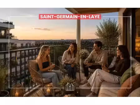 vente appartement neuf 3 pièces 78m2 saint-germain-en-laye - 536250 € - surface privée
