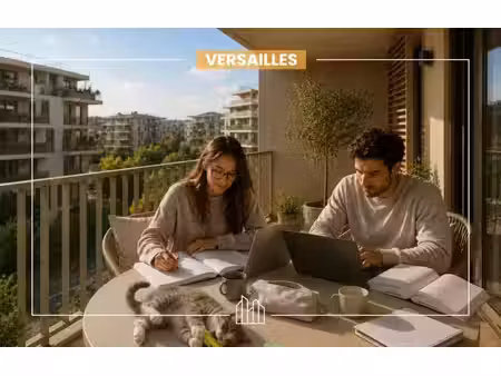 vente appartement neuf 3 pièces 60m2 versailles - 425000 € - surface privée
