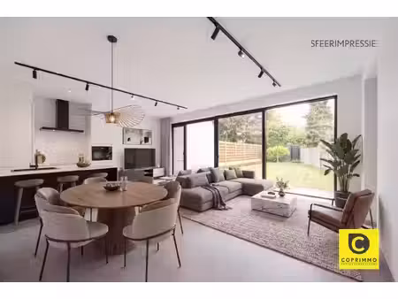 luxueus 1 slpk app met terras en tuin + parking
