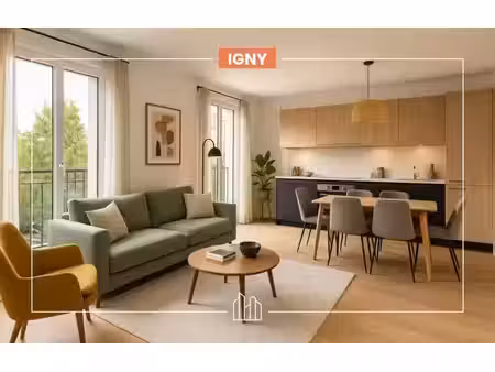 vente appartement neuf 3 pièces 58m2 igny - 326000 € - surface privée