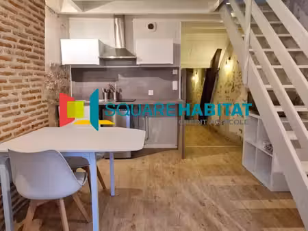 charmant t2 meublé en duplex au cachet authentique
